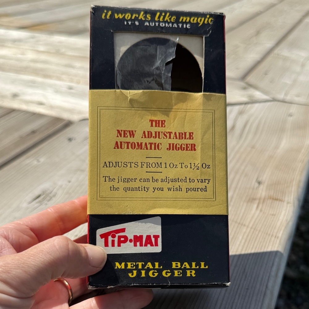 Tip-Mat Metal Ball Jigger